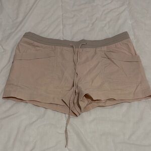 BCBGMaxAzria Women's Beige Athletic Shorts